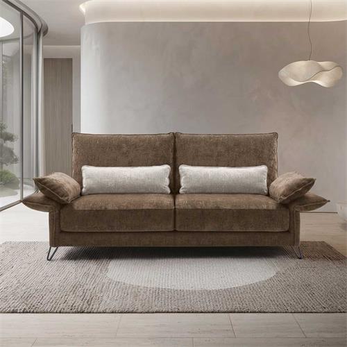 SOFA 3P VANESSA 200 RUBENS 7513 DARK EARTH