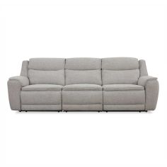SOFA 3PL. MAXI SIREL TELA GRIS CLARO 3 RELAX 2