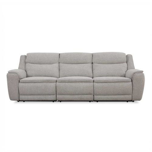 SOFA 3PL. MAXI SIREL TELA GRIS CLARO 3 RELAX