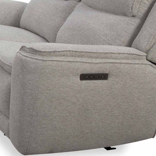 SOFA 3PL. MAXI SIREL TELA GRIS CLARO 3 RELAX