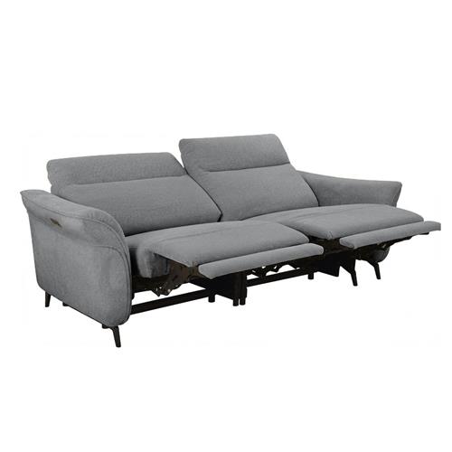 SOFÁ 2,5P RELAX ESTEPA TELA ALOE 03 GRIS (A/80)
