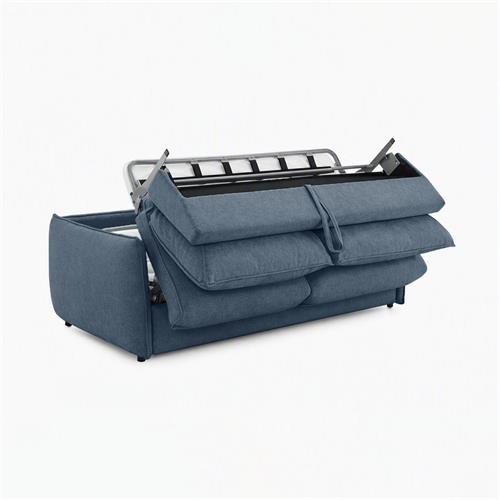 SOFA CAMA ITALIANO CABRIEL ALOE 21 AZUL OS.