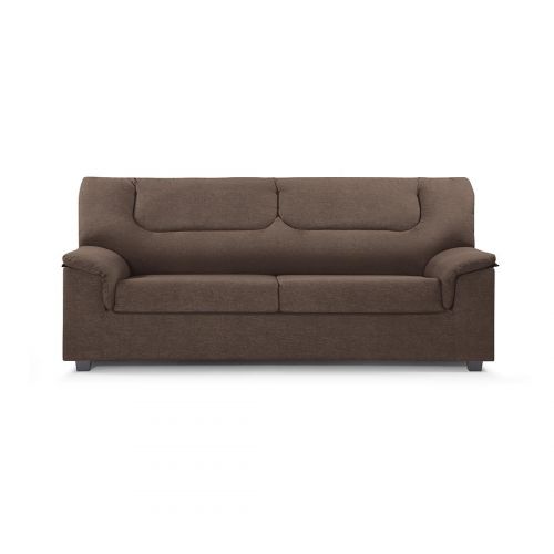 SOFA 3P YUQUE TAP. GOLD C/CHOCO