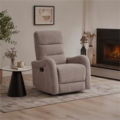 SILLON RELAX MANUAL BALTIMOR TELA ALOE 08 CAFE