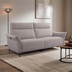 SOFÁ 3P RELAX ESTEPA TELA ALOE 07 BEIGE (A/90)