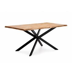 MESA COMEDOR PRAGA 180X90 ROBLE P/NEGRA (1387) 2