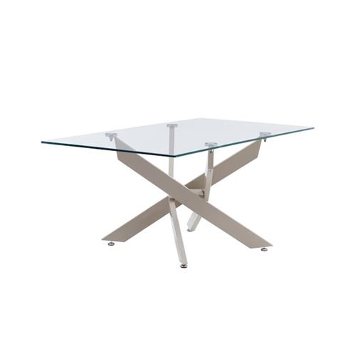MESA CENTRO ERIKA FIJA T/CRISTAL P/CREMA
