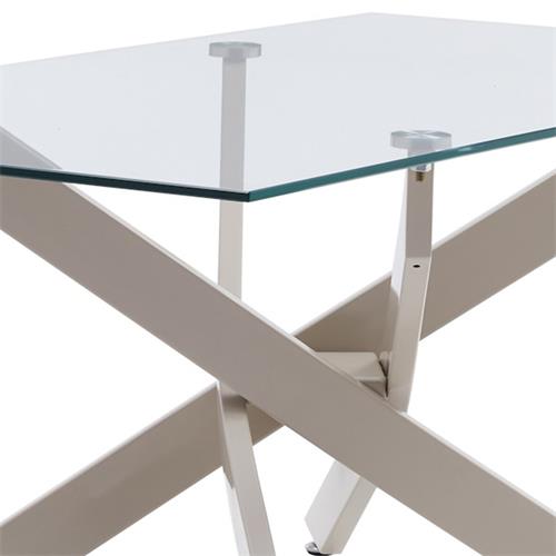 MESA CENTRO ERIKA FIJA T/CRISTAL P/CREMA