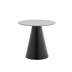 MESA CENTRO DARCY 50 ACAB. MARMOL BLANCO BRILLO