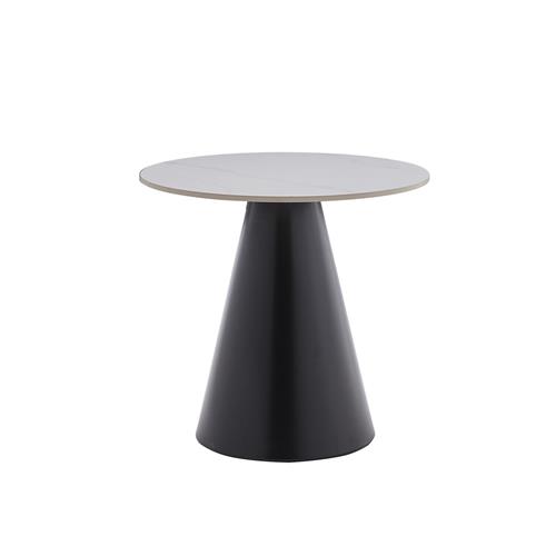 MESA CENTRO DARCY 50 ACAB. MARMOL BLANCO BRILLO