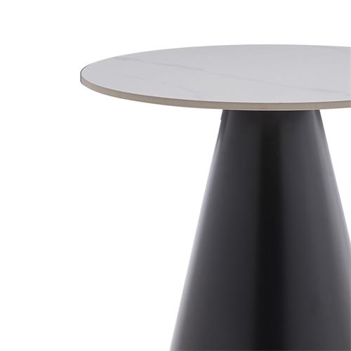 MESA CENTRO DARCY 50 ACAB. MARMOL BLANCO BRILLO