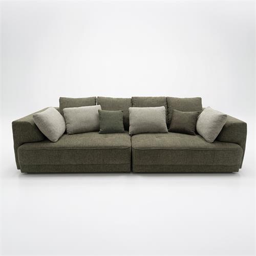 SOFA 4PL. RIAD ELECT. CARRO SUELO TELA MILAN 350