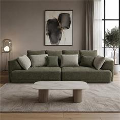 SOFA 4PL. RIAD ELECT. CARRO SUELO TELA MILAN 350