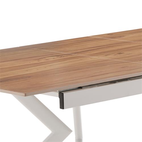 MESA COMEDOR EXT. OLIMPIA T/MADERA P/BLANCA