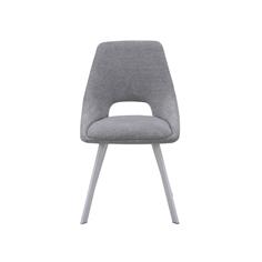 SILLA ELIDE TELA GRIS CLARO P/BLANCA 2