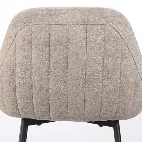 TABURETE CASPER TAPIZADO BEIGE TOSTADO