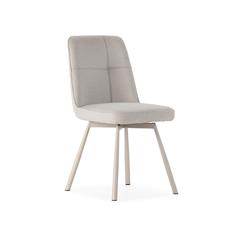 SILLA TIRSA GIRATORIA CREMA/PATA CREMA