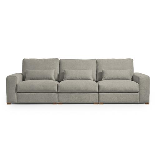 SOFA 3P HADAR TAP. STORM 85 S/1+CABECERILLA 47X25