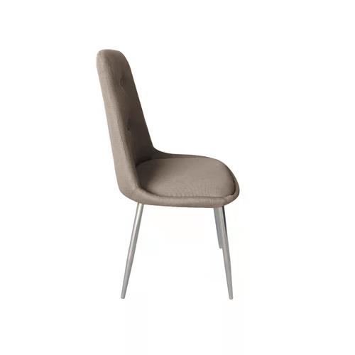 SILLA PAROS P/MET. CROMO T/MERCURIO 05 BEIGE