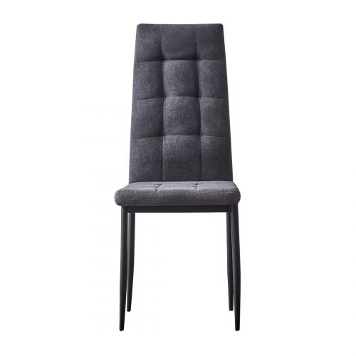 SILLA SKYE KIT P/MET NEGRO T/NIDO 01 GRIS OSCURO