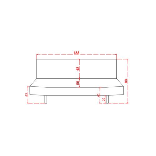 SOFA CAMA SALEM COLOR APRIL 02 BEIGE M303