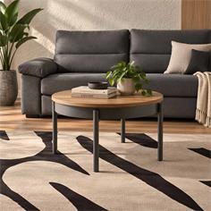 MESA CENTRO ELEV. P.CILINDRO M836 T-NOGAL-NEGRO