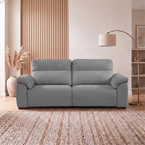 SOFA 4PL MEGAN BRAZO ARCON S/B GENOVA C/2 GRIS OSC