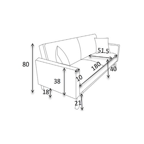 SOFA CAMA BEIGE M4002
