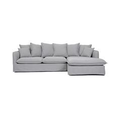 SOFA HOBART  3P+CHAISE DER. T/VENICE SD346-12 GRIS
