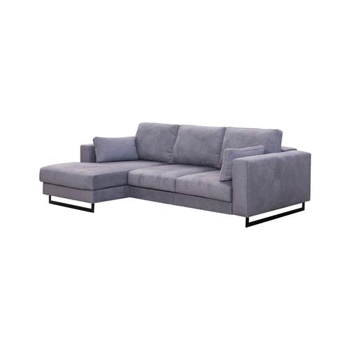ZEUS 3P+CHAISE IZQ TAP. KONGO 11 ACERO