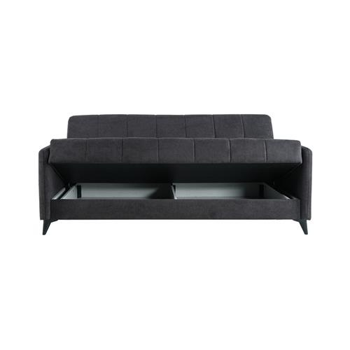 SANTI SOFA CAMA LIBRO TELA BACOS 19 GRIS ANTRACITA