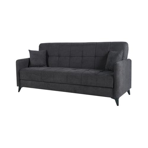 SANTI SOFA CAMA LIBRO TELA BACOS 19 GRIS ANTRACITA