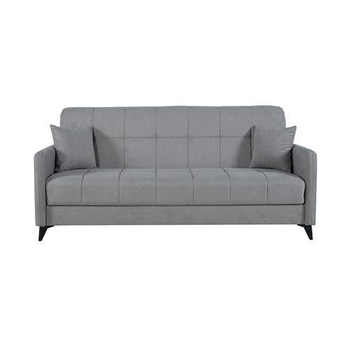 SANTI SOFA CAMA LIBRO TELA BACOS 35 PIEDRA