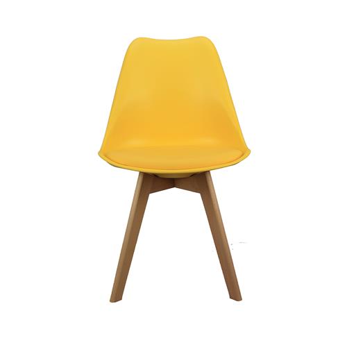 SILLA SCARLET MOSTAZA Y-03 P/MADERA