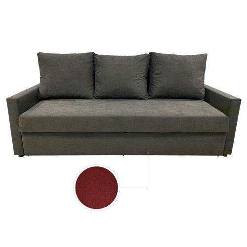 SOFA CAMA GONDOLA TAP. CALABRIA 06 ROJO